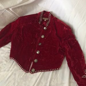 Vintage!! Double D Ranchwear Velvet Jacket